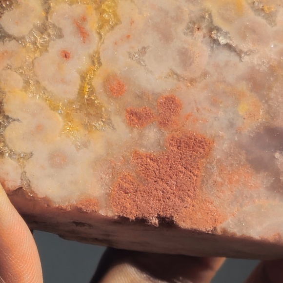 Beautiful Polished Pink Amethyst Geode Crystal Cutbase - Picture 7 of 13